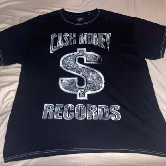 Vintage Other - Cash Money Records Bling HipHop Rap Tshirt Medium (fits XL)